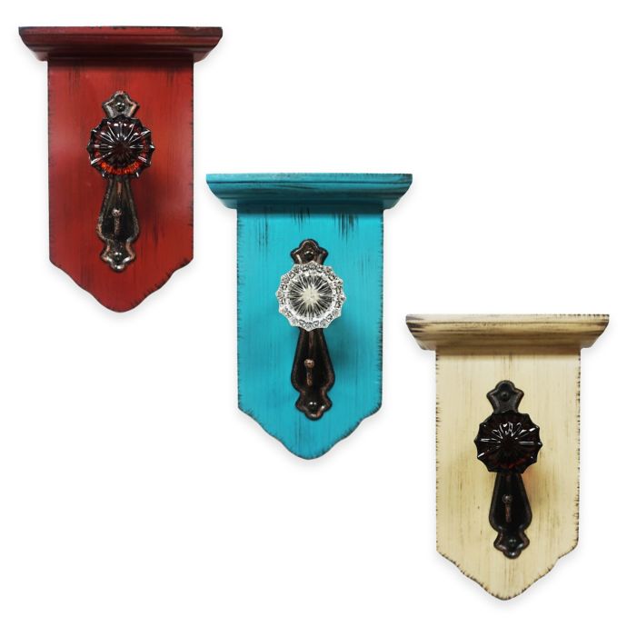 Distressed Door Knob Wood Plaque Wall Art Bed Bath and Beyond Canada