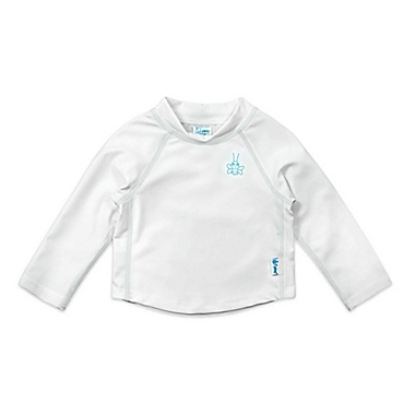 i play.&reg; by green sprouts&reg; Size 12M Long Sleeve Rashguard in White. View a larger version of this product image.