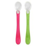 green sprouts&reg; 2-Pack Feeding Spoons - Pink Set