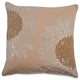 Rizzy Home Embroidered Medallion Square Throw Pillow