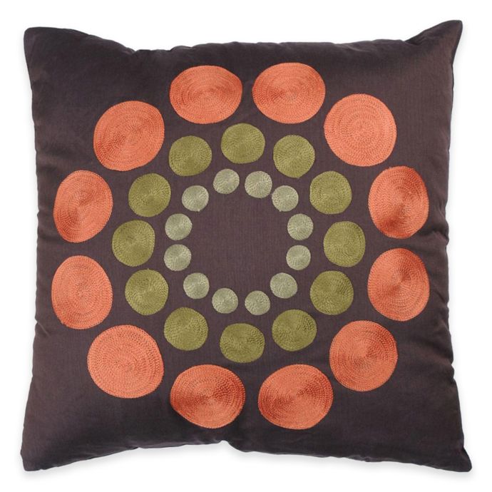 Rizzy Home Dot Embroidery Decorative Throw Pillow Bed Bath Beyond