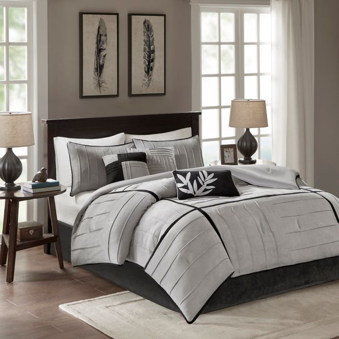 Madison Park Connell 7 Piece Comforter Set Bed Bath Beyond