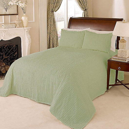 Channel Chenille Bedspread Bed Bath, Bed Bath And Beyond Twin Bedspreads