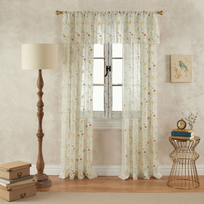 bed bath beyond sheer curtains