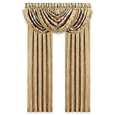 J. Queen New York&trade; Napoleon Waterfall Window Valance in Gold. View a larger version of this product image.