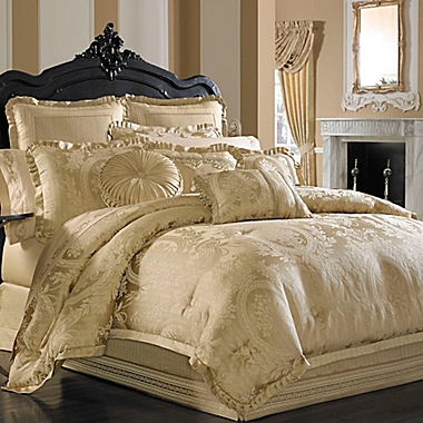 J. Queen New York&trade; Napoleon European Pillow Sham in Gold. View a larger version of this product image.