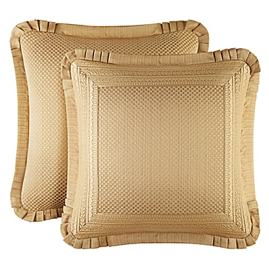 J. Queen New York&trade; Napoleon European Pillow Sham in Gold. View a larger version of this product image.