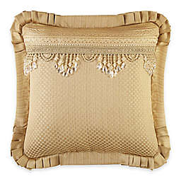 J. Queen New York™ Napoleon Beaded Tassel Square Throw Pillow in Gold