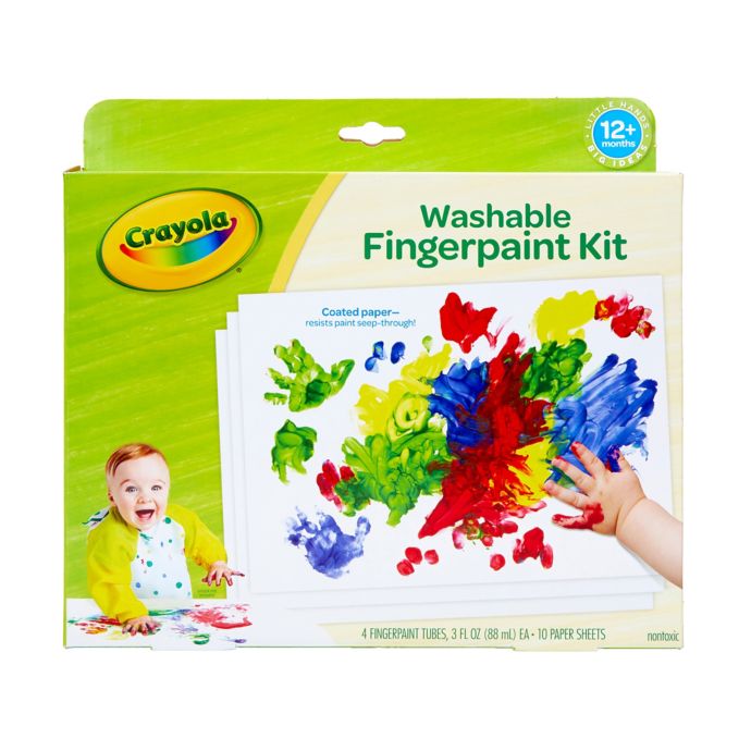 Download Crayola® My First Crayola Washable Fingerpaint Set | Bed Bath & Beyond