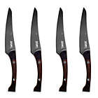 Alternate image 0 for Knork&reg; 8-Inch Pakkawood Steak Knives in Walnut (Set of 4)