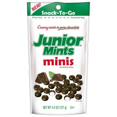 Junior Mints Minis Snack To Go 4.5 oz. Stand Up Pouch