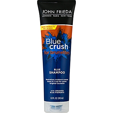 John Frieda 8.3 fl. oz. Blue Crush Blue Shampoo for Brunettes. View a larger version of this product image.