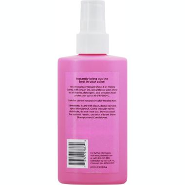 John Frieda 5 fl. oz. Vibrant Shine 3-in-1 Spray. View a larger version of this product image.
