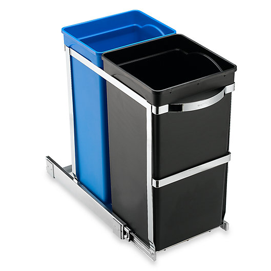 Alternate image 1 for simplehuman® 35-Liter Pull-Out Recycler