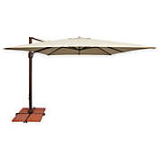 SimplyShade Bali 10-Foot Square Cantilever Umbrella in Sunbrella&reg; Antique Beige