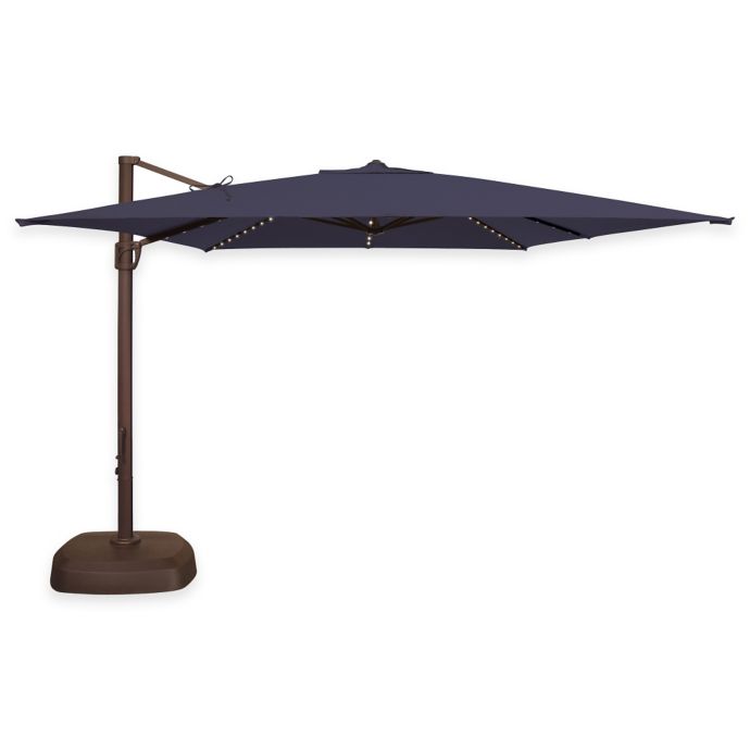 Simplyshade Bali Pro 10 Foot Square Cantilever Umbrella In Sunbrella Fabric Bed Bath Beyond