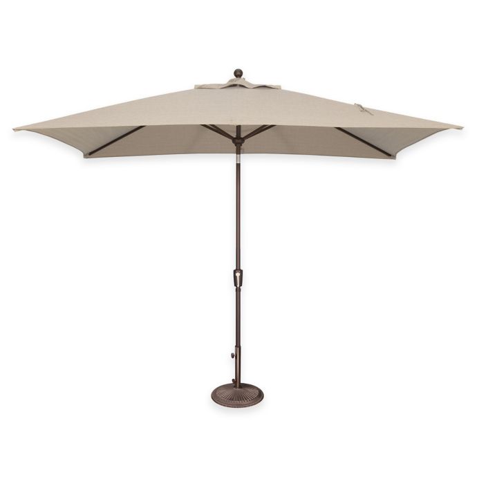 Simplyshade Catalina 10 Foot Push Button Tilt Market Umbrella In Sunbrella Fabric Bed Bath Beyond