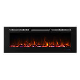 Boyel Living™ Wall-Mount Electric LED Fireplace in Black