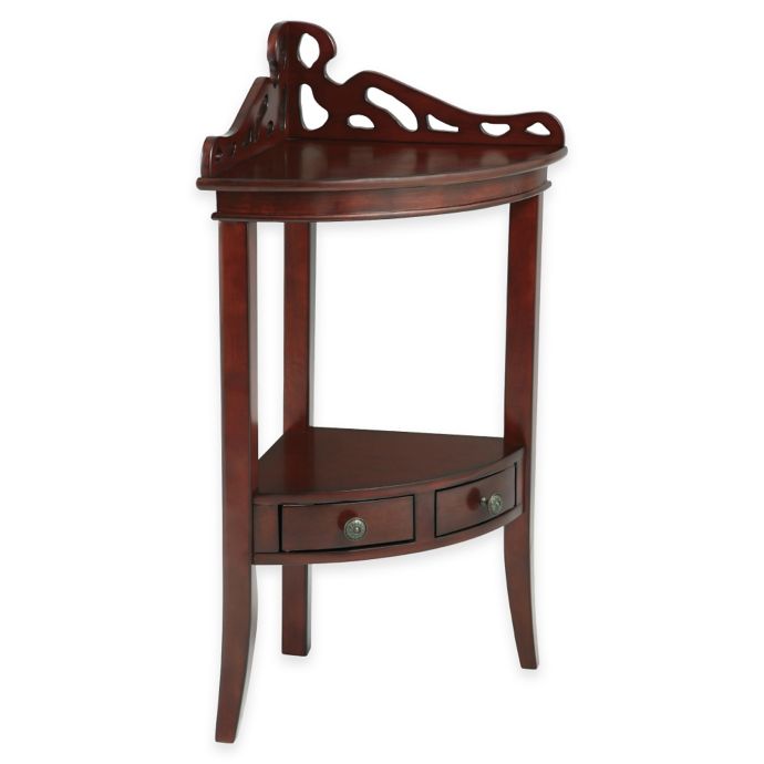 Bombay Gallery Corner Accent Table In Java Bed Bath Beyond