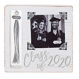 Mud Pie® Class of 2020 4-Inch x 4-Inch Wood Picture Frame in White Wash