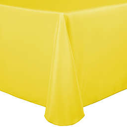 Basic Polyester 90-Inch x 156-Inch Oblong Tablecloth in Lemon