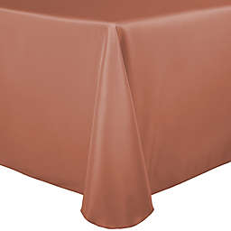 Basic Polyester 90-Inch x 156-Inch Oblong Tablecloth in Coral