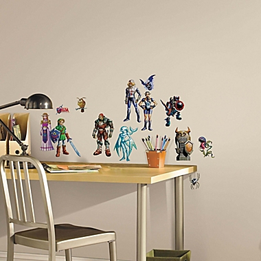 York Wallcoverings Zelda&reg;: Ocarina of Time 23-Piece 3D Peel & Stick Wall Decals. View a larger version of this product image.