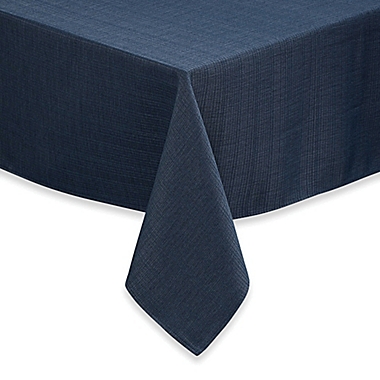 Small Stripes Navy Blue Signature Tablecloths Assorted Sizes! 
