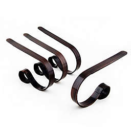 Original MantleClip® Stocking Holders in Oil-Rubbed Bronze (Set of 4)