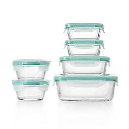 OXO Good Grips® Smart Seal 12-Piece Container Set in Clear/Blue