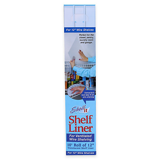 Alternate image 1 for Shelf-It Liner For 12-Inch Non-Adhesive Wire Shelving