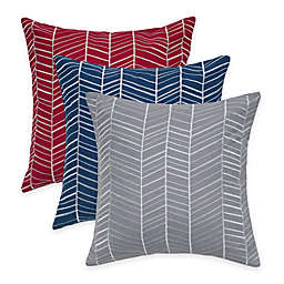 Rizzy Home Retro Embroidered Square Throw Pillow