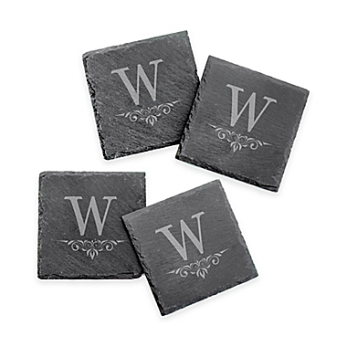 Victoria Slate Coasters (Set of 4). View a larger version of this product image.