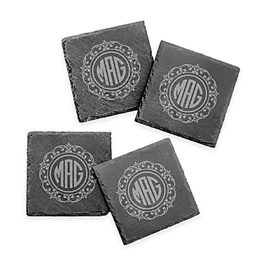 Lace Slate Coasters (Set of 4). View a larger version of this product image.