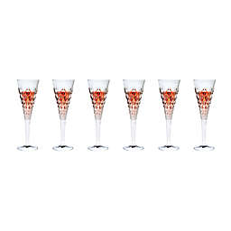 Lorren Home Trends Enigma Champagne Flutes (Set of 6)