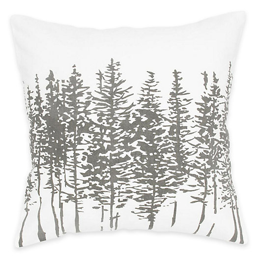 Alternate image 1 for Rizzy Home Printed Pattern Square Throw Pillow in Off White