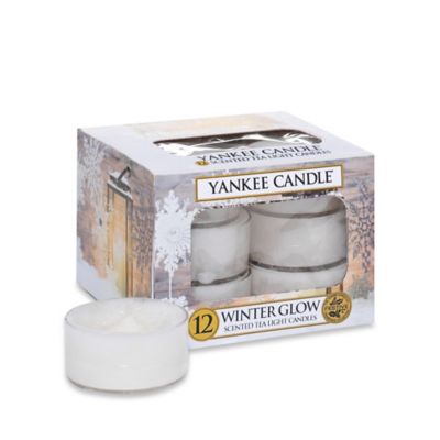 winter glow candle