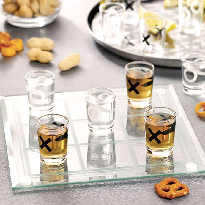 Tic Tac Toe Shot Glasses (Set of 9) | Bed Bath & Beyond