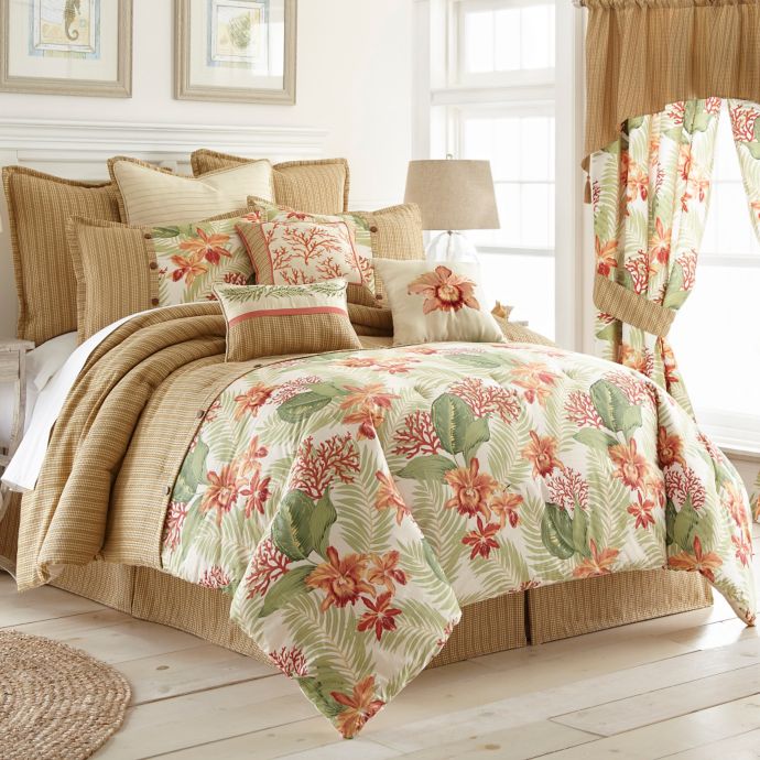 Coral Beach Comforter Set | Bed Bath and Beyond Canada