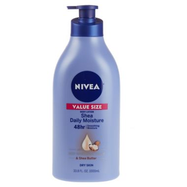 Nivea&reg; 33.8 fl. oz. Value Size Shea Daily Moisture Body Lotion. View a larger version of this product image.
