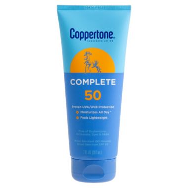 Coppertone&reg; 7 oz. Complete Sunscreen Lotion SPF 50. View a larger version of this product image.