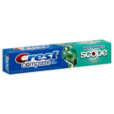 Crest&reg; 5.4 oz. Complete Whitening Plus Scope Toothpaste