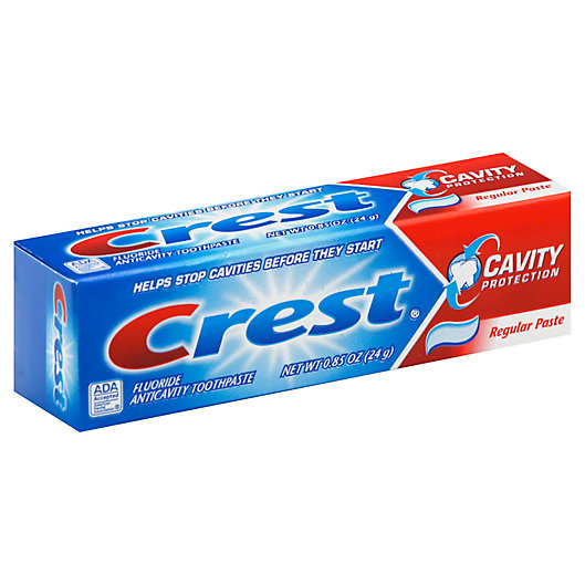 Alternate image 1 for Crest® .85 oz. Fluoride Anticavity Toothpaste in Regular Paste