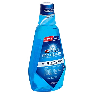 Crest&reg; 33.8 oz. Pro-Health Multi-Protection Mouth Rinse in Refreshing Clean Mint. View a larger version of this product image.