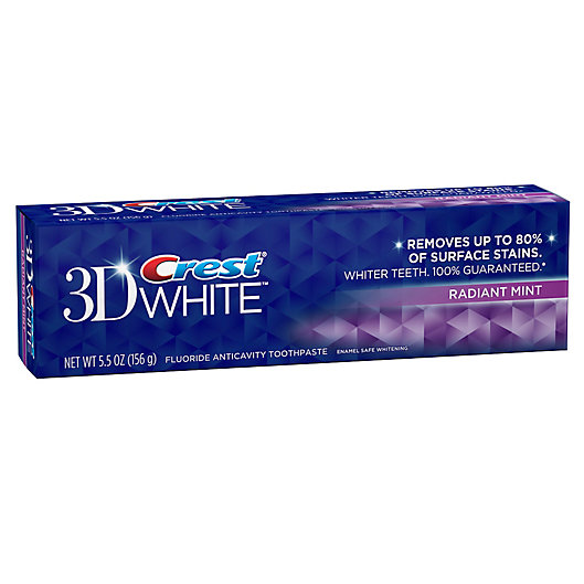 Alternate image 1 for Crest® 3D White® 3.8 oz. Whitening Toothpaste in Radiant Mint