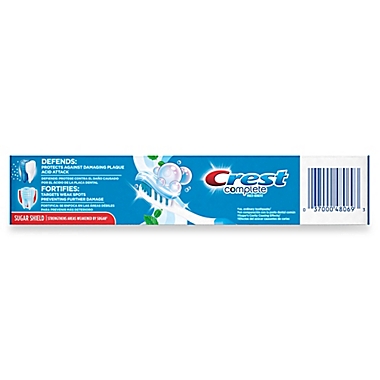 Crest&reg; Complete 5.8 oz. Whitening + Deep Clean Effervescent Toothpaste in Mint. View a larger version of this product image.