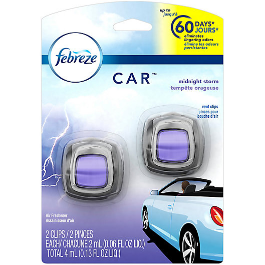 Alternate image 1 for Febreze® 2-Count Car Vent Clip in Midnight Storm