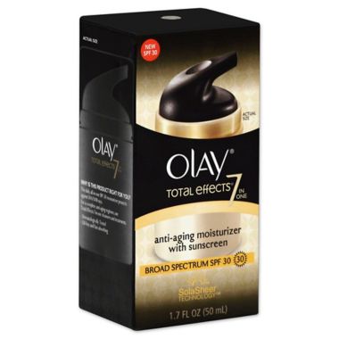 Olay&reg; 1.7 fl. oz. Total Effects 7-in-1 Anti-Aging Daily Moisturizer With SPF 30. View a larger version of this product image.