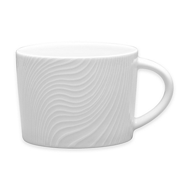Noritake&reg; White on White Dune Cup. View a larger version of this product image.