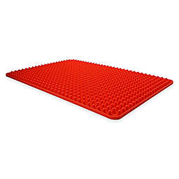 Dexas® Elevated Silicone Cooking Mat in Red